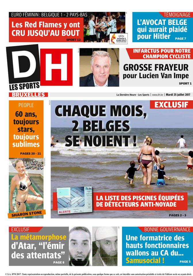 La Dernière Heure/Les Sports 25 juillet 2017 Abonnement La Dernière Heure/Les Sports Pas Cher avec le BOUQUET ePresse.fr