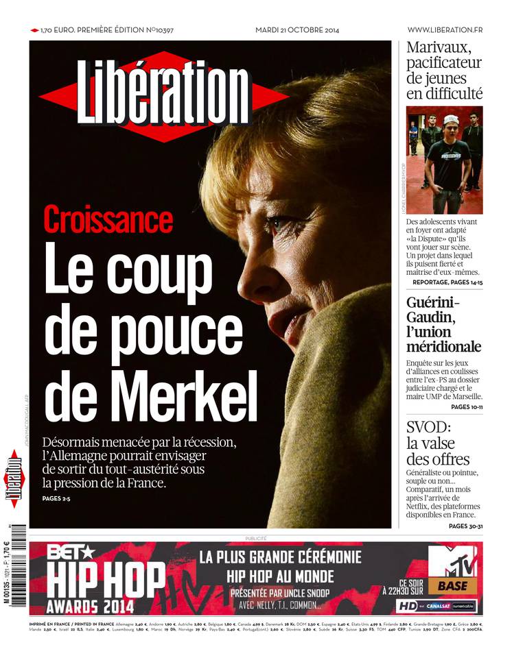 Libération 21 octobre 2014 Libération du 21 octobre 2014 à télécharger sur iPad