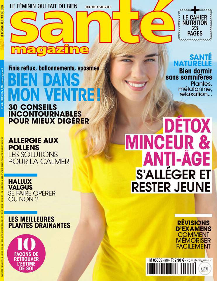 Santé Magazine 03 mai 2018 Santé Magazine N°510 du 03 mai 2018 à télécharger sur iPad
