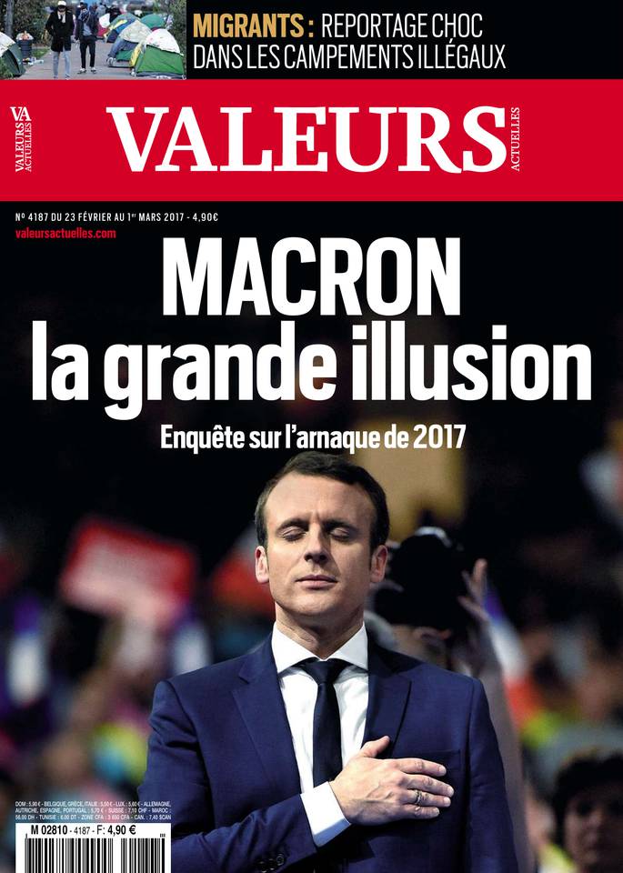Valeurs actuelles 23 février 2017 Valeurs actuelles N°4187 du 23 février 2017 à télécharger sur iPad