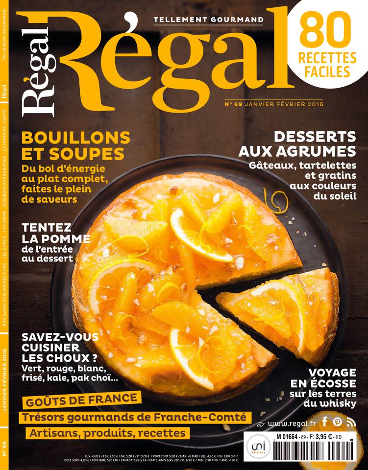 Régal 04 janvier 2016 Régal N°69 du 04 janvier 2016 à télécharger sur iPad