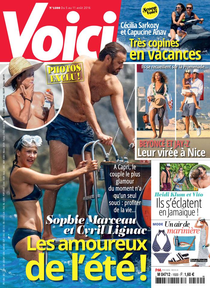 Voici 05 août 2016 Voici N°1500 du 05 août 2016 à télécharger sur iPad