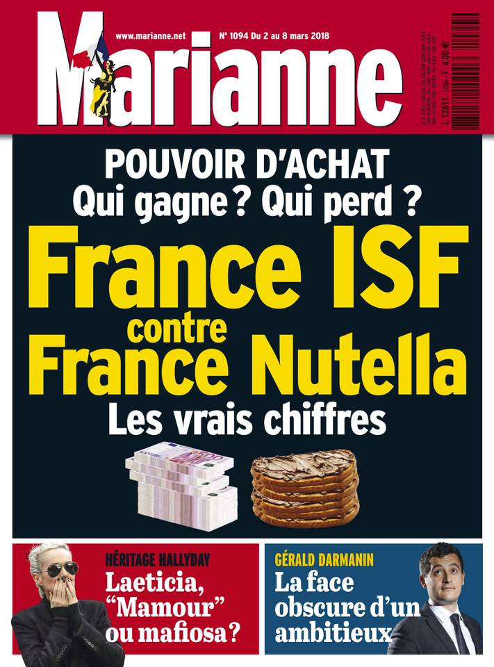 Marianne 02 mars 2018 Marianne N°1094 du 02 mars 2018 à télécharger sur iPad