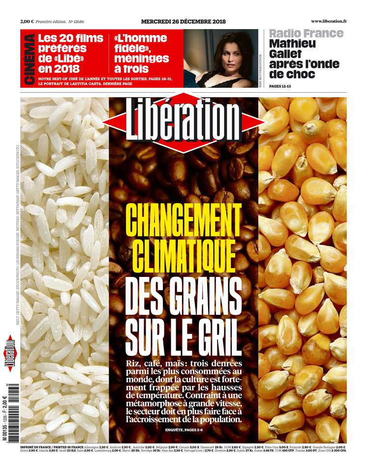 Libération 26 décembre 2018 Libération du 26 décembre 2018 à télécharger sur iPad