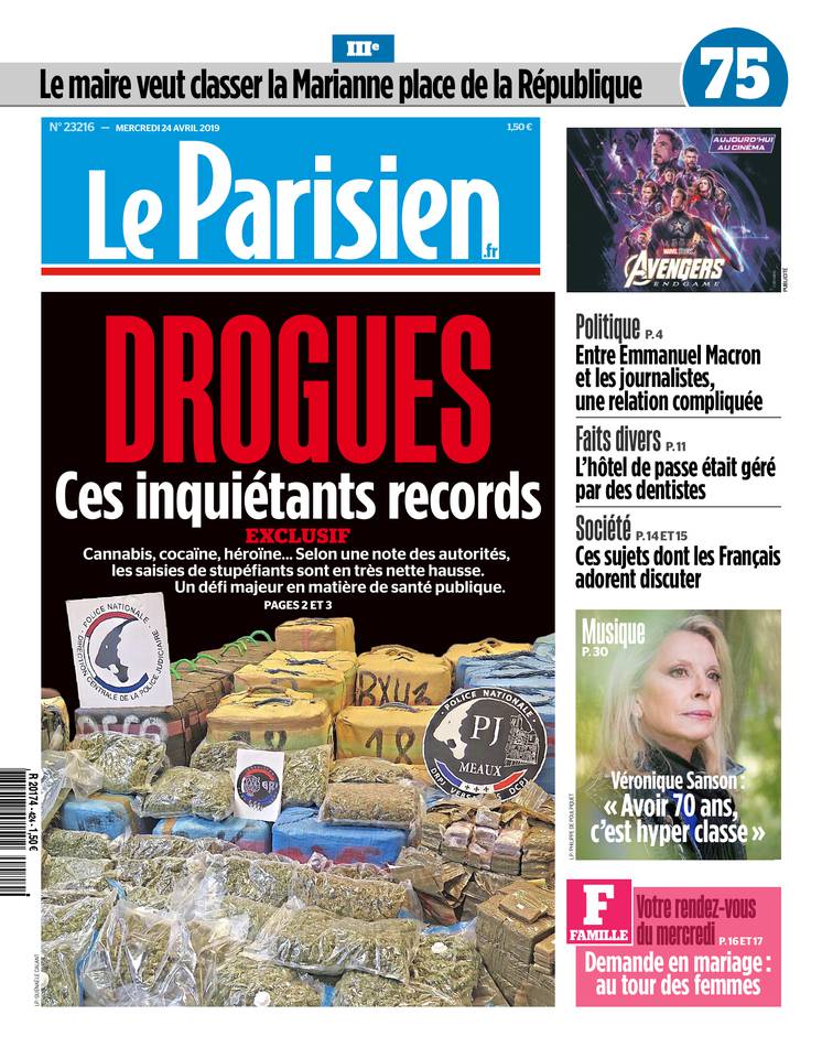 Le Parisien 24 avril 2019 Abonnement Le Parisien Pas Cher avec le BOUQUET INFO ePresse.fr
