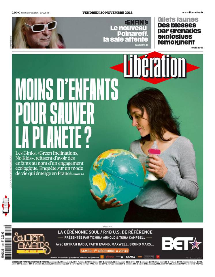 Libération 30 novembre 2018 Libération du 30 novembre 2018 à télécharger sur iPad