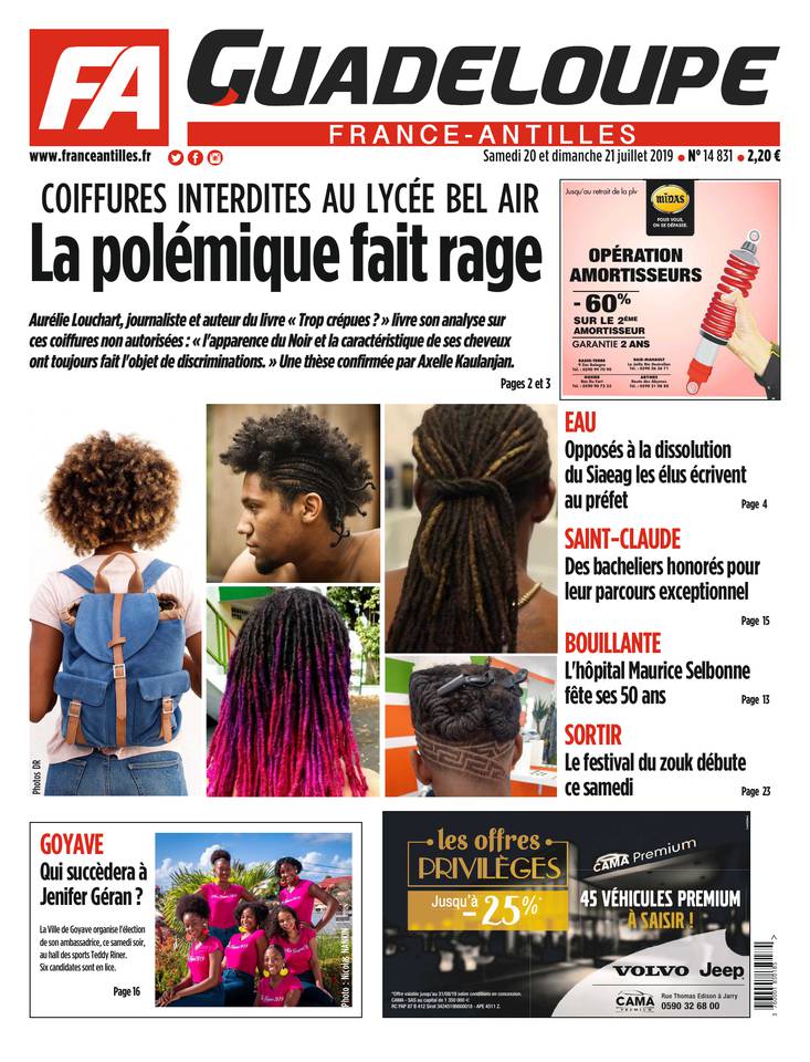 France-Antilles Guadeloupe 20 juillet 2019 Abonnement France-Antilles Guadeloupe Pas Cher avec le BOUQUET ePresse.fr