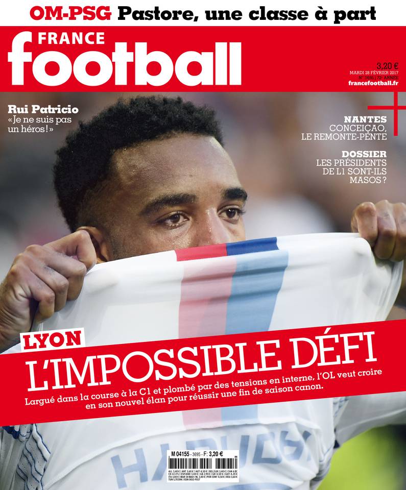 France Football 28 février 2017 France Football du 28 février 2017 à télécharger sur iPad