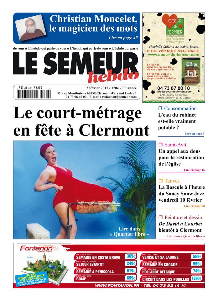 Le Semeur Hebdo 03 février 2017 Le Semeur Hebdo du 03 février 2017 à télécharger sur iPad