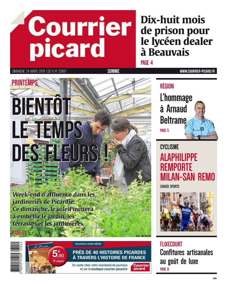 Courrier Picard 24 mars 2019 Courrier Picard - Amiens du 24 mars 2019
