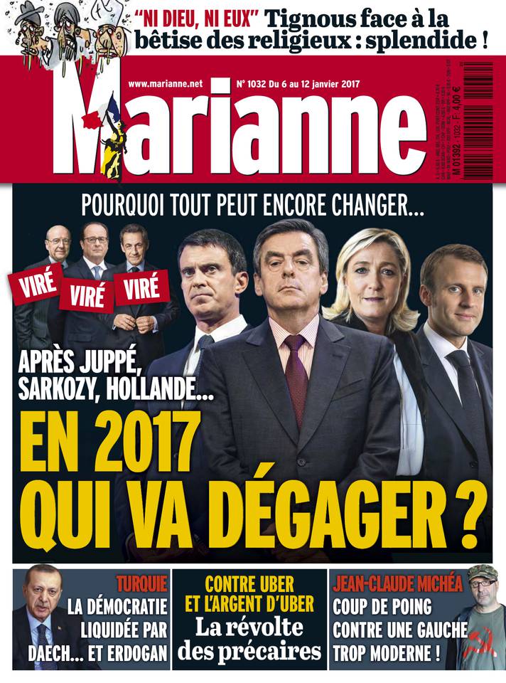 Marianne 06 janvier 2017 Marianne N°1032 du 06 janvier 2017 à télécharger sur iPad