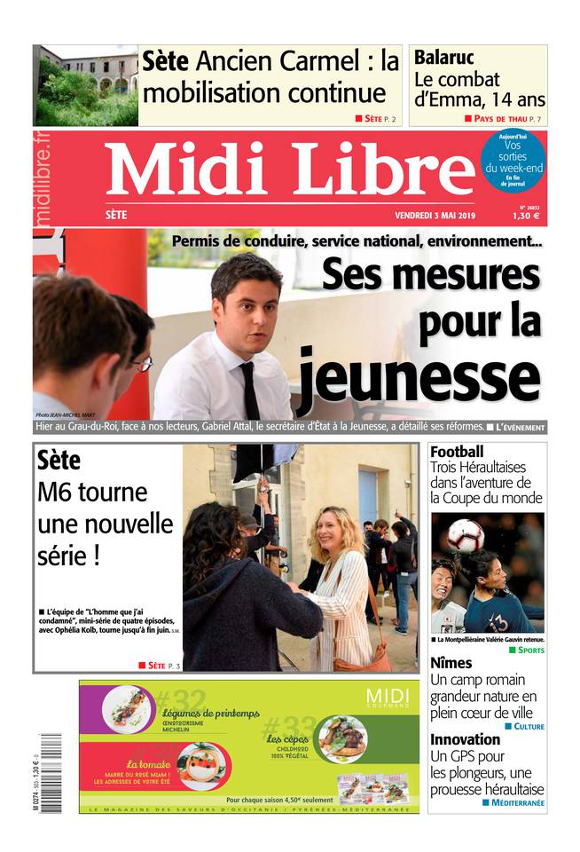 Midi Libre 03 mai 2019 Midi Libre du 03 mai 2019 à télécharger sur iPad