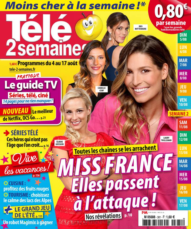 Télé 2 Semaines 30 juillet 2018 Télé 2 Semaines N°381 du 30 juillet 2018 à télécharger sur iPad
