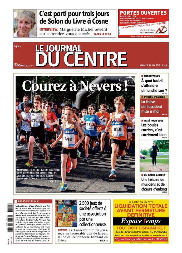 Le Journal du Centre 24 mai 2019 Abonnement Journal du Centre Pas Cher avec le BOUQUET ePresse.fr