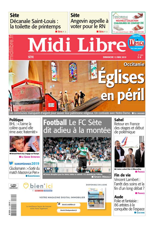 Midi Libre 12 mai 2019 Midi Libre du 12 mai 2019 à télécharger sur iPad