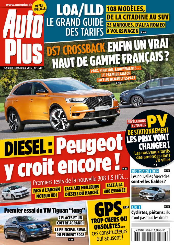 Auto Plus 13 octobre 2017 Abonnement Auto Plus Pas Cher avec le BOUQUET ePresse.fr