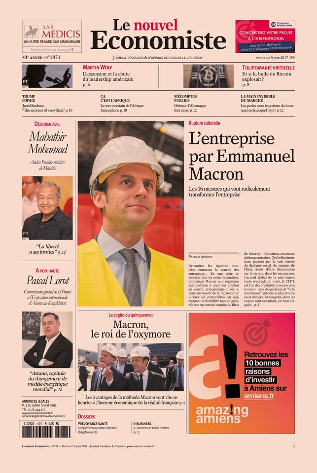 Le nouvel Economiste 08 juin 2017 Le nouvel Economiste N°1871 du 08 juin 2017 à télécharger sur iPad