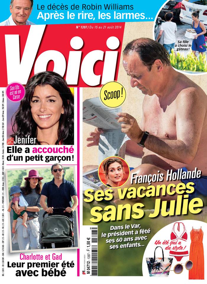 Voici 15 août 2014 Voici N°1397 du 15 août 2014 à télécharger sur iPad