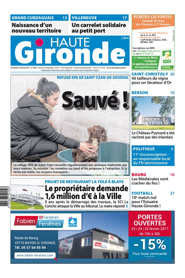 Haute Gironde 18 février 2017 Haute Gironde du 18 février 2017 à télécharger sur iPad