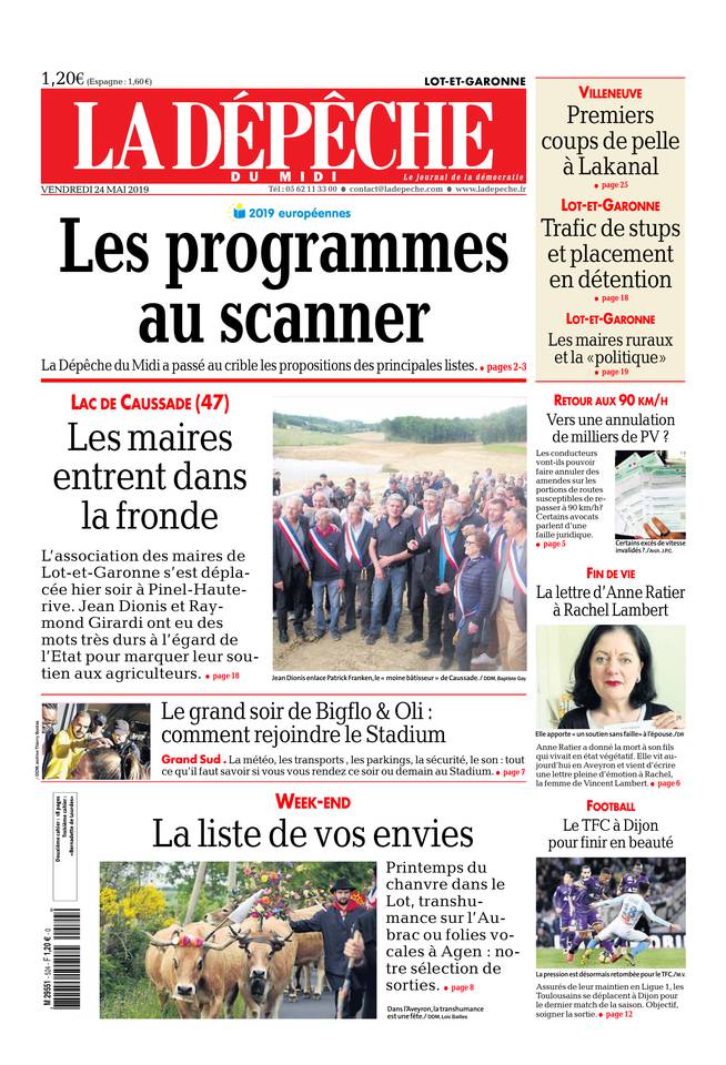 La Dépêche du Midi 24 mai 2019 Abonnement à La Dépêche du Midi Pas Cher avec le BOUQUET ePresse.fr