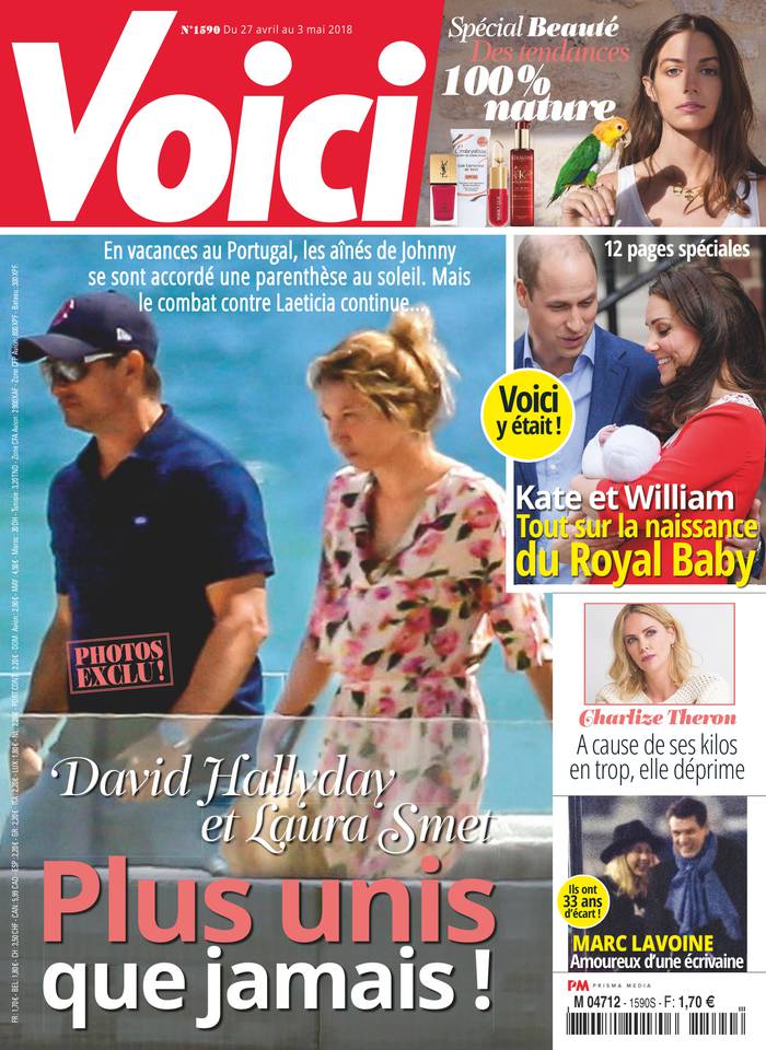 Voici 27 avril 2018 Voici N°1590 du 27 avril 2018 à télécharger sur iPad