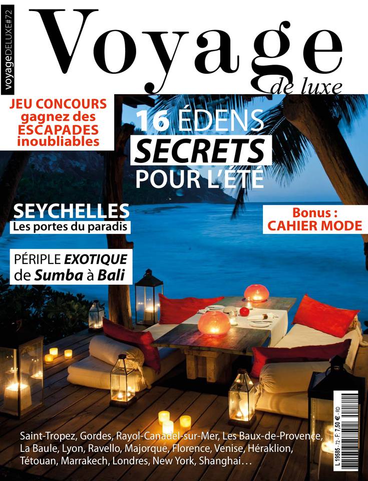 magazine de luxe voyage