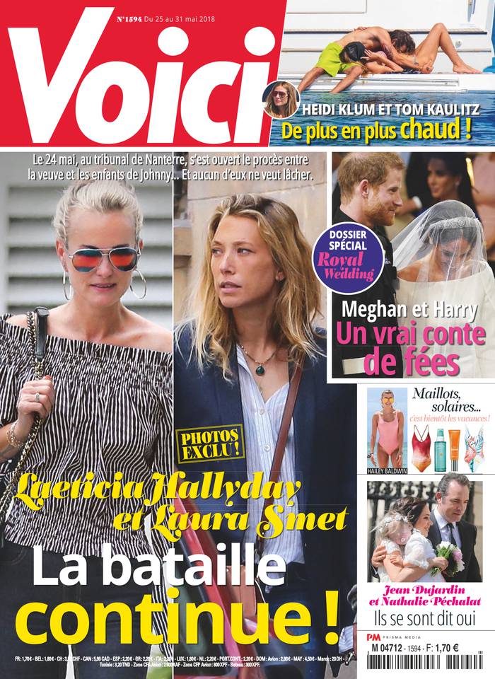Voici 25 mai 2018 Voici N°1594 du 25 mai 2018 à télécharger sur iPad