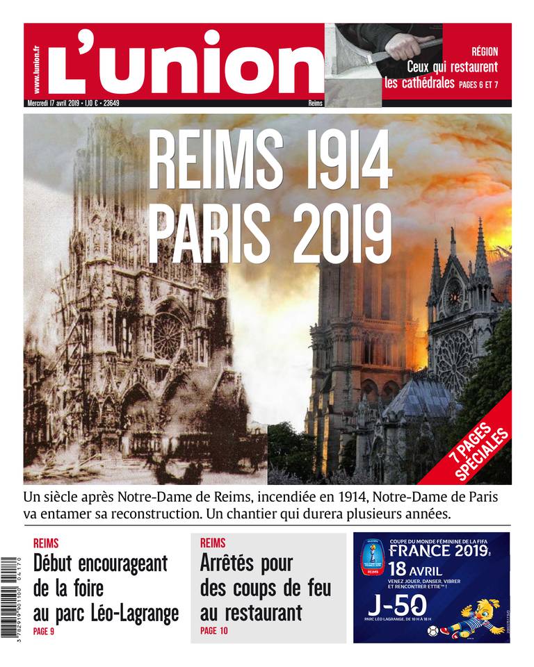 L'Union Ardennes - Reims du 17 avril 2019