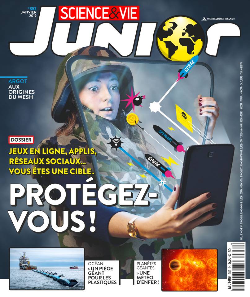 Science & Vie Junior 12 décembre 2018 Abonnement Science & Vie Junior avec le BOUQUET d'ePresse.fr