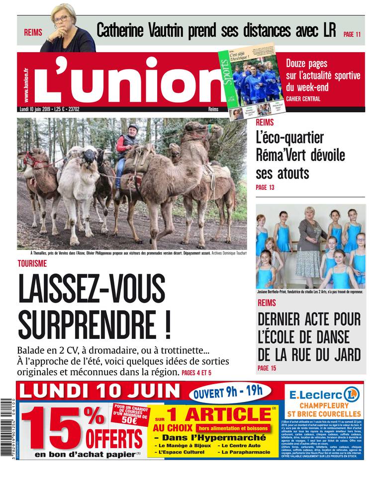 L'Union Ardennes 10 juin 2019 L'Union Ardennes du 10 juin 2019 à télécharger sur iPad