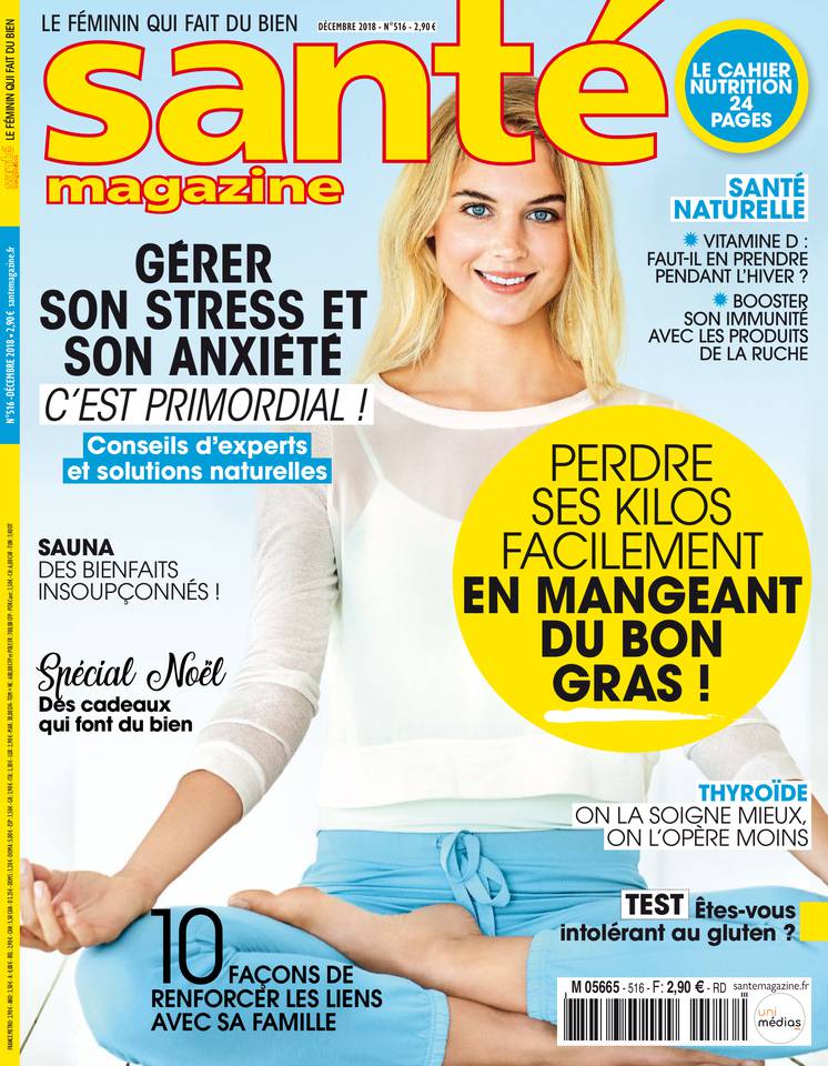 Santé Magazine 31 octobre 2018 Santé Magazine N°516 du 31 octobre 2018 à télécharger sur iPad