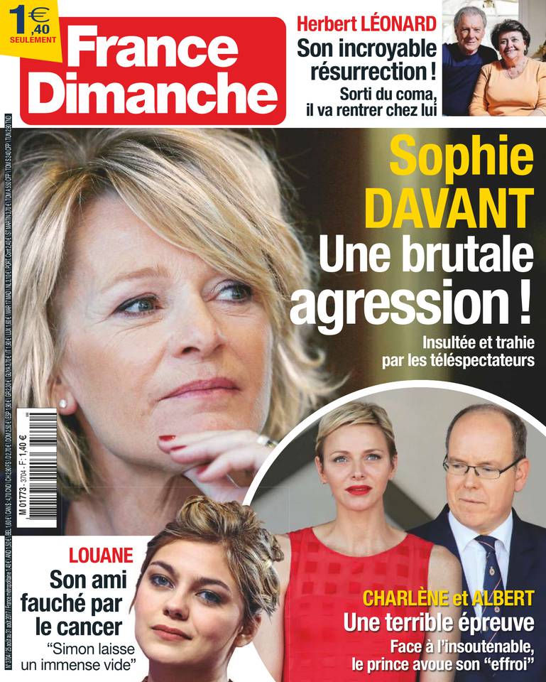 France Dimanche 25 août 2017 France Dimanche N°3704 du 25 août 2017 à télécharger sur iPad