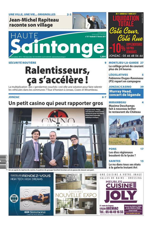 Haute Saintonge 17 février 2017 Haute Saintonge du 17 février 2017 à télécharger sur iPad