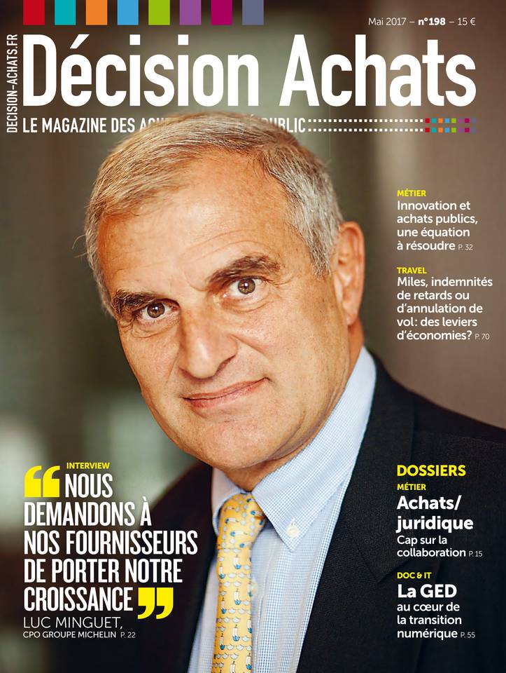 Décision Achats 15 mai 2017 Décision Achats N°198 du 15 mai 2017 à télécharger sur iPad