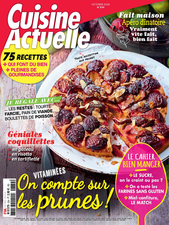 Cuisine Actuelle 10 septembre 2018 Abonnement à Cuisine Actuelle Pas Cher avec le BOUQUET ePresse.fr