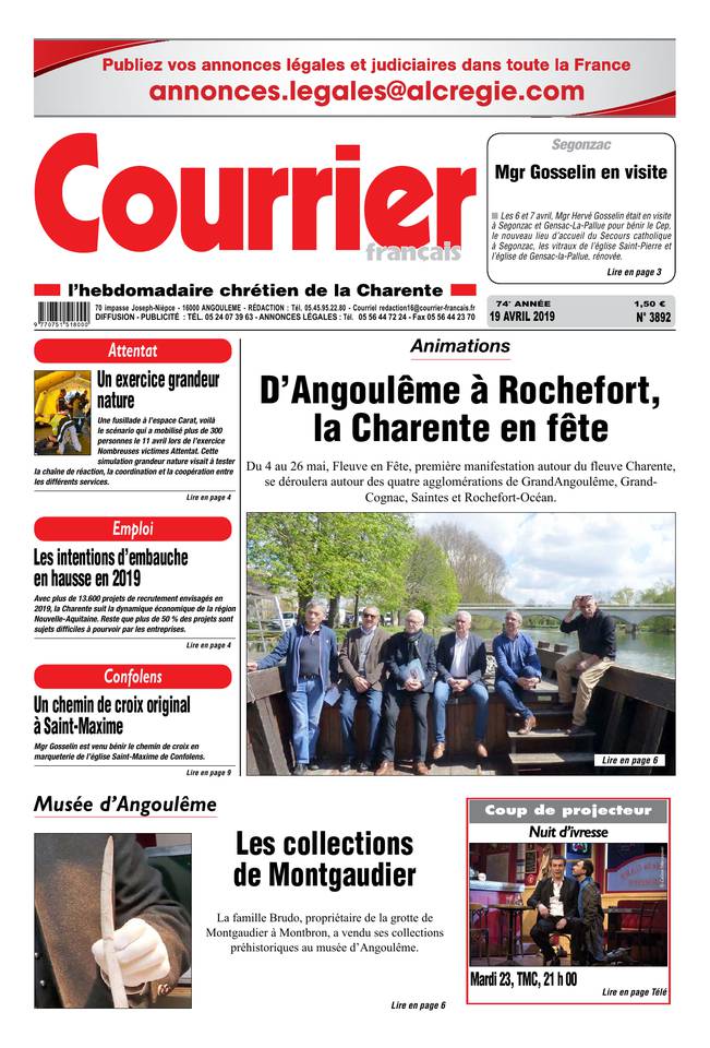 Courrier Français 19 avril 2019 Courrier Français