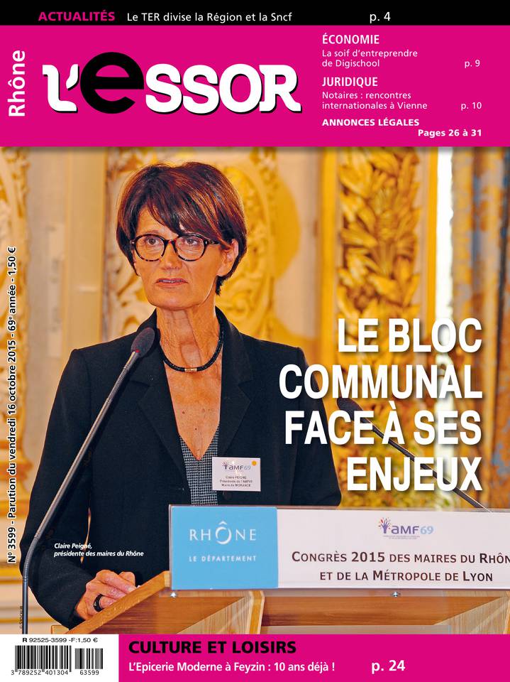 L'Essor RHONE 16 octobre 2015 L'Essor RHONE du 16 octobre 2015 à télécharger sur iPad