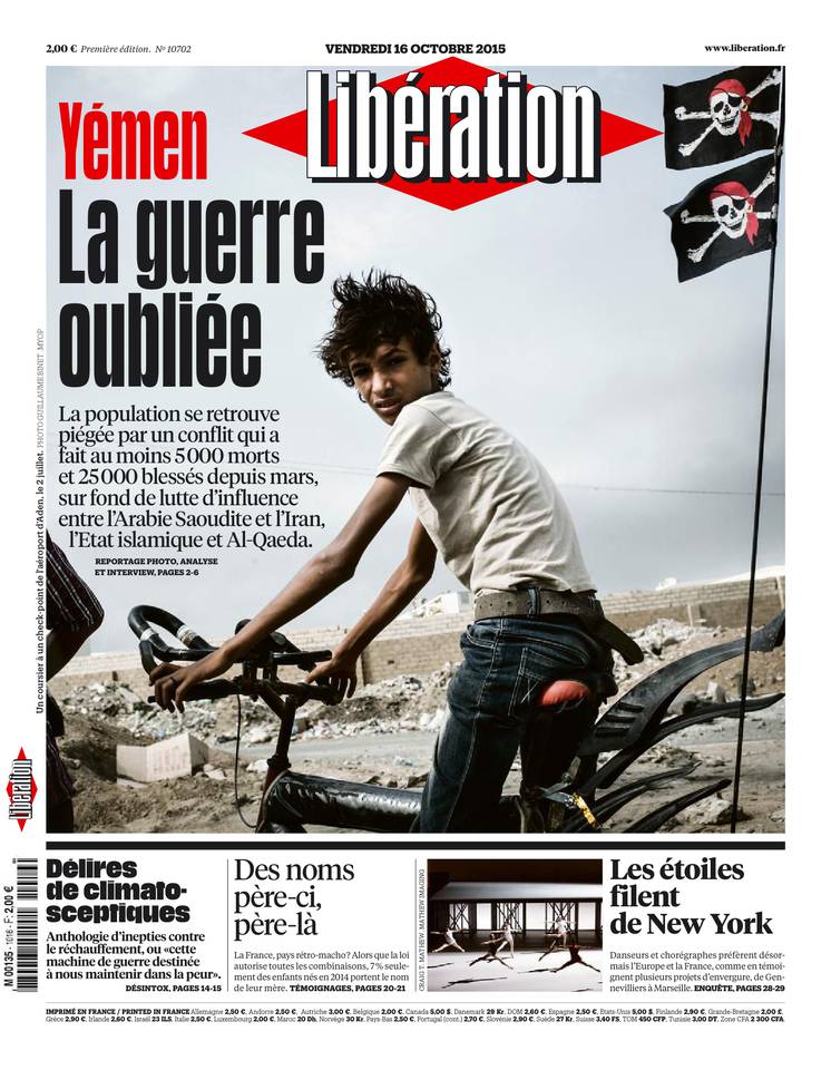 Libération 16 octobre 2015 Libération du 16 octobre 2015 à télécharger sur iPad
