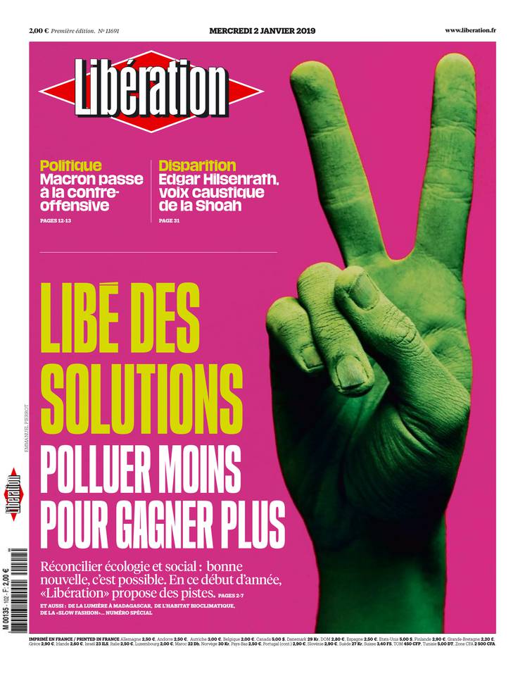 Libération 02 janvier 2019 Libération du 02 janvier 2019 à télécharger sur iPad