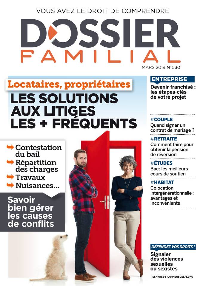 Dossier Familial 25 février 2019 Dossier Familial N°530 du 25 février 2019 à télécharger sur iPad