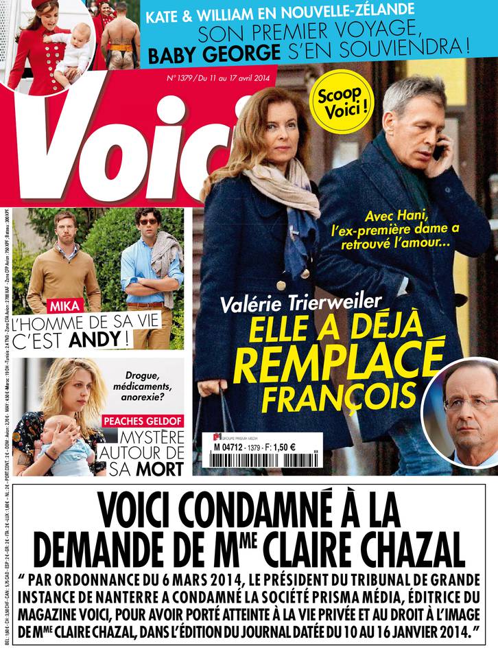 Voici 11 avril 2014 Voici N°1379 du 11 avril 2014 à télécharger sur iPad