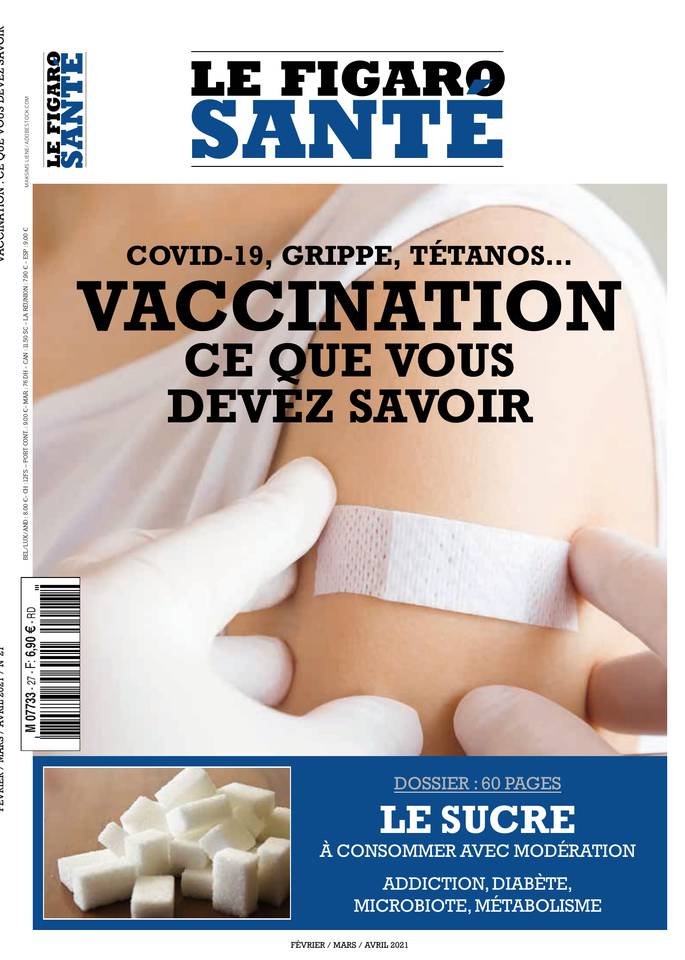 Le Figaro Santé Une du Janvier 2021