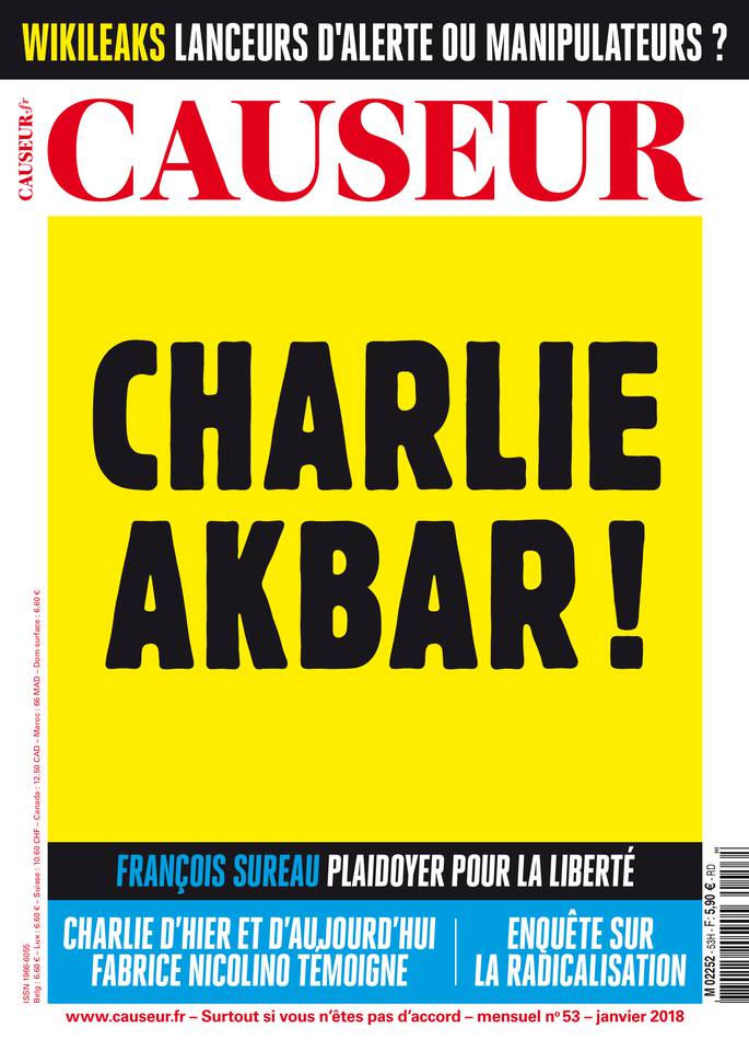 Causeur 02 janvier 2018 Causeur N°53 du 02 janvier 2018 à télécharger sur iPad