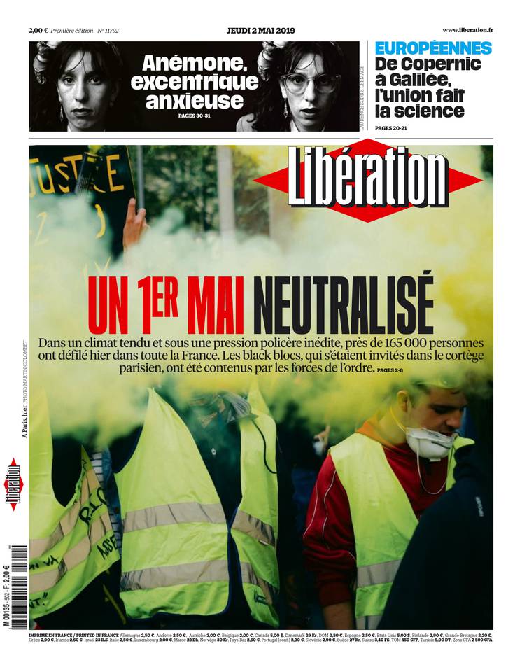 Libération 02 mai 2019 Libération du 02 mai 2019 à télécharger sur iPad