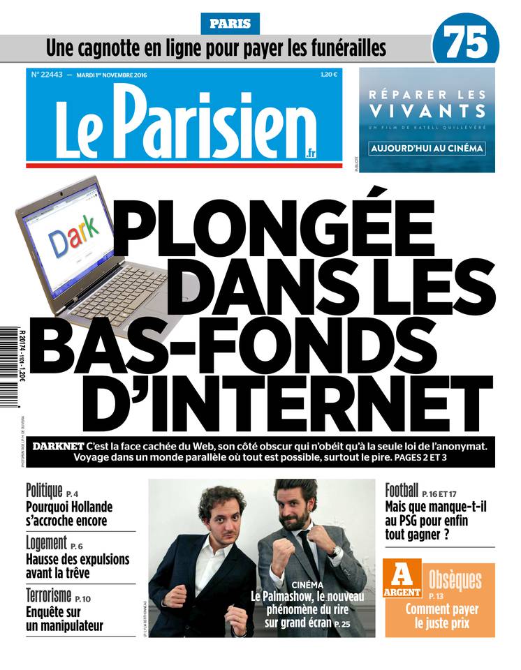 Le Parisien 01 novembre 2016 Le Parisien du 01 novembre 2016 à télécharger sur iPad