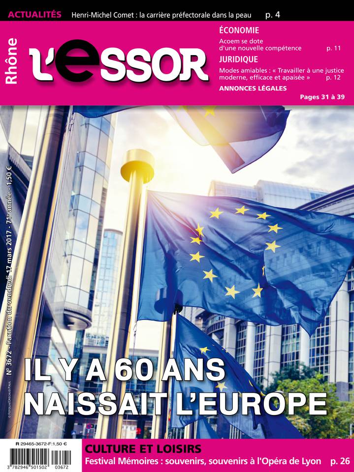 L'Essor RHONE 17 mars 2017 L'Essor RHONE du 17 mars 2017 à télécharger sur iPad