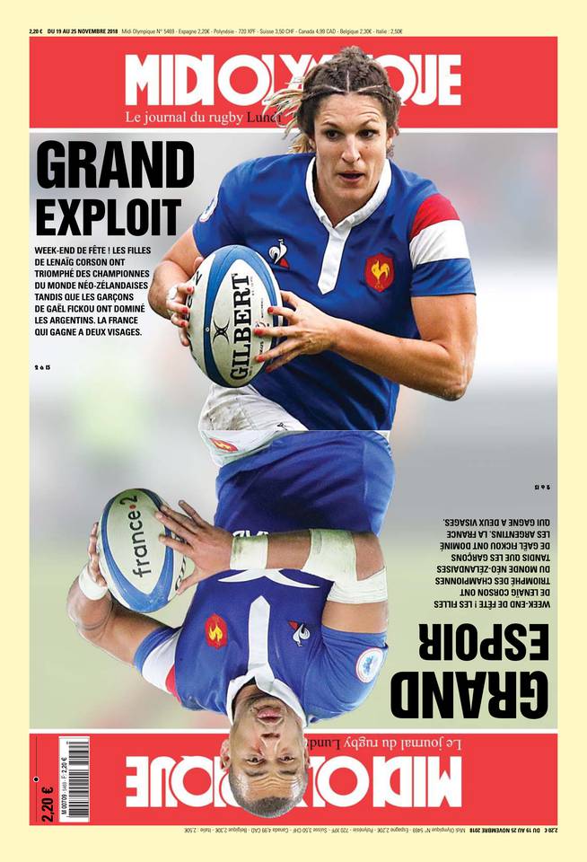 Midi Olympique Rouge 19 novembre 2018 Midi Olympique Rouge N°5469 du 19 novembre 2018 à télécharger sur iPad