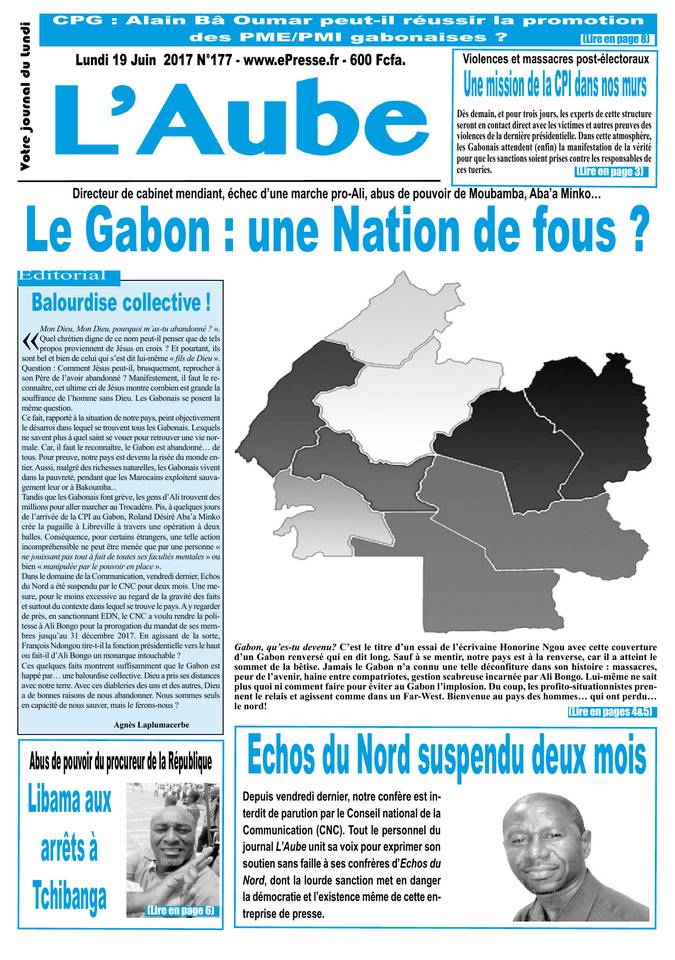 L'Aube 19 juin 2017 Abonnement L'Aube Pas Cher avec le BOUQUET ePresse.fr