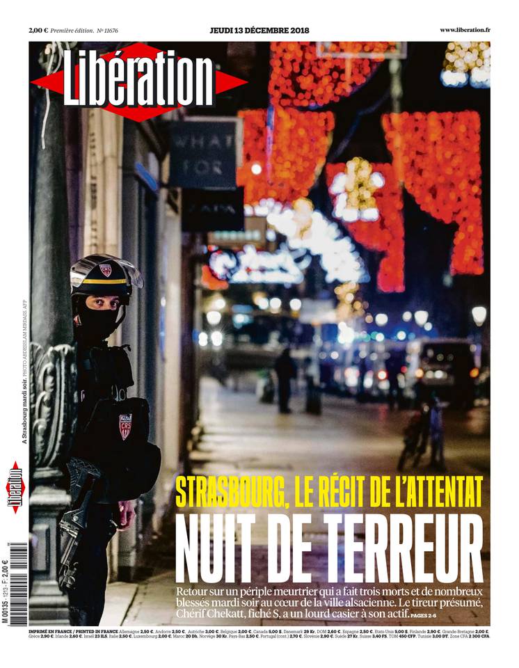 Libération 13 décembre 2018 Libération du 13 décembre 2018 à télécharger sur iPad