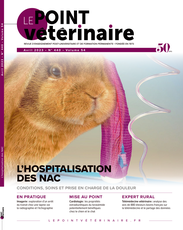 Couverture du dernier numero du Point Vétérinaire